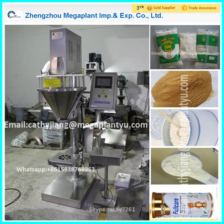 Semiautomatic Pesticide Powder Filling Packing Machine With Screw