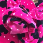 plain printed embossed super soft velvet velour fabric not fleece flannel stretch fabric