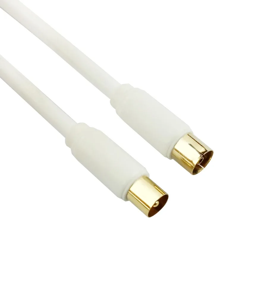 3C-2V 9.5 Pal Plug to 9.5 PAL Jack RF Digital Coaxial Cable For Elevators SAT Coaxial Tv Aerial Cable Antenna Cable
