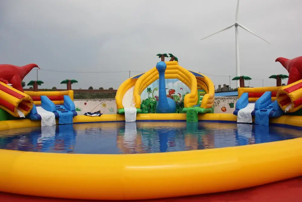 outdoor water inflatable park