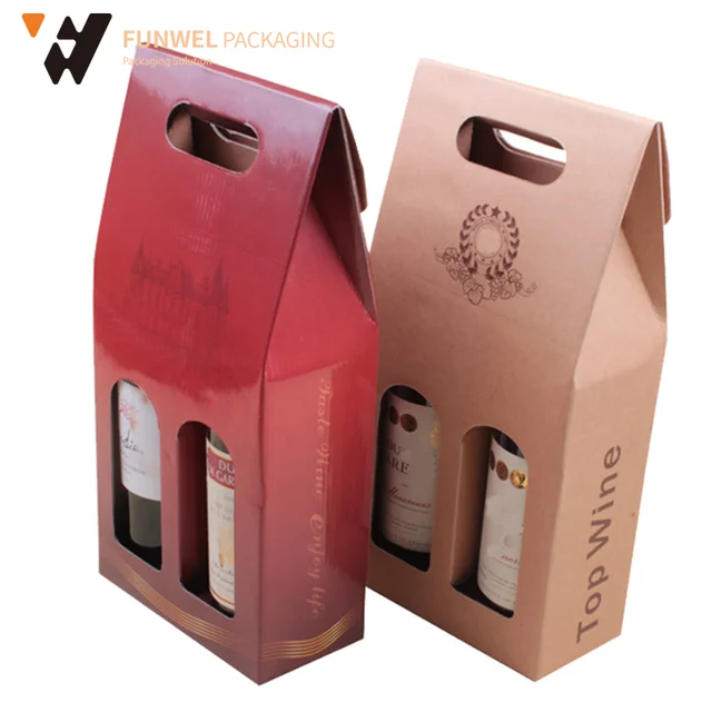 luxury wine gift box cardboard wine box paper box wine bottle