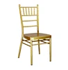 Gold Acrylic Clear Plastic Wood Wholesale Kids Cushion Tiffanychairs Wedding Tiffany Chair