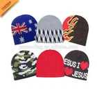 Wholesale Soft Acrylic Yarn Thick Knit Winter Slouchy Men Fleece Beanie Hat And Scarf Set