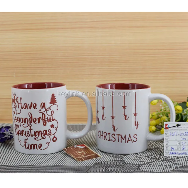 mug lilin custom christmas cup mug factory personalized ceramic