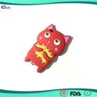 Cute custom 3D animal silicone cover mobile phone case