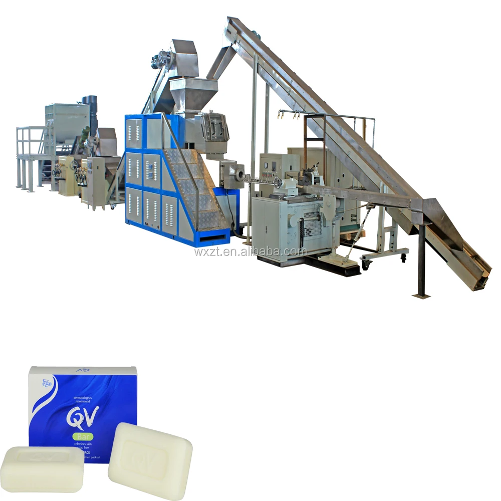 A Soap line making machine saponification process vacuum drier complete machinery to manufacture soaps