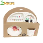 Top Quality New Products Unbreakable Kitchenware Baby Bamboo Fiber Dinnerware Sets