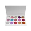 Private Label No Brand Name Cosmetics 15 Glitter Colors Eyeshadow Palette Makeup Kit For Women