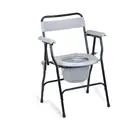 Cheap price hospital folding commode chair for elderly without wheels