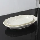Hot sale oval plate unbreakable melamine dinnerware