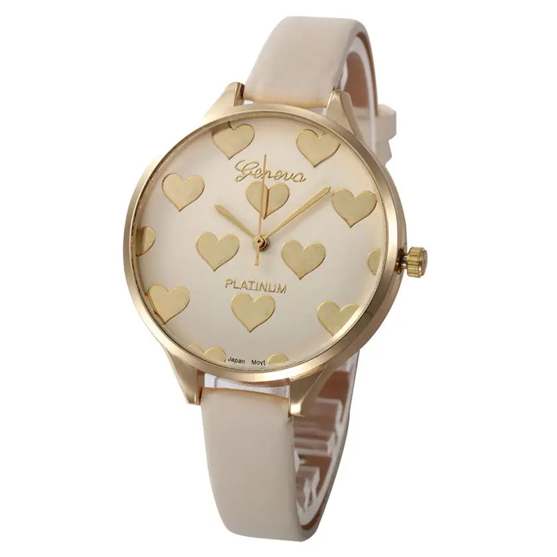 Female Hour Fashion Heart Pattern Women Watches PU Leather Quartz Watch Montre Femme Ladies Watch
Female Hour Fashion Heart Pattern Women Watches PU Leather Quartz Watch Montre Femme Ladies Watch