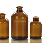 Vials For Medical Use Moulded Injection Vials For Antibiotics Glass Bottle