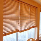 High Quality Home Decoration Manual Natural Wood Venetian Blinds Horizontal Timber