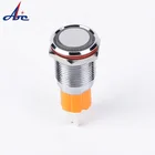 10A 24v led illuminated 19mm push button switch momentary on off latching switch