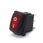 KC TUV UL mini on off seal waterproof rocker switch in 12v 220V IP67 lighting 6A 250vac push button switch rocker switch
