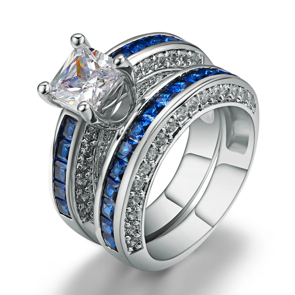 Top Quality Classical 18K Gold & White Gold Plated CZ Diamond Wedding Ring Wholesale For Women R693
Top Quality Classical 18K Gold & White Gold Plated CZ Diamond Wedding Ring Wholesale For Women R693