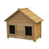 China manufacture professional wood dog kennels, outdoor dog house