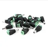 5.5 x 2.1mm 2 Terminals DC Power Cable Male Connector for CCTV