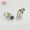 45d nickel plated Brass material lighting electrical conduit fitting