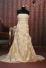 IN STOCK Off-The-Shoulder wedding dress sleeveless Fan pleats bridal dresses SW64