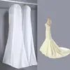 custom printed extra long bridal breathable gown wedding dress cover garment bag for long dresses