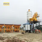 75m3/h ready mix stationary concrete batching plant HZS75