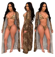 SY8321 2020 new swimsuit fashion sexy leopard print cover up and bikini three-piece suit
SY8321 2020 new swimsuit fashion sexy leopard print cover up and bikini three-piece suit