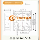 Dryer Fan 70mm 7025 High Speed Clothes Dryer Small 12v Dc Cooling Fan 70x70x25