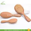Cusiom detangling wooden hair comb brush