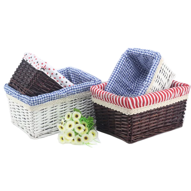 cheap custom size wholesale wicker storage basket