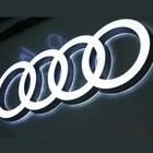 Factory direct quality assurance custom LED backlit company logo signage producing for outdoor showing advertising