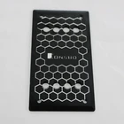OEM computer cooling fin use silk screen print tempered float pc case glass