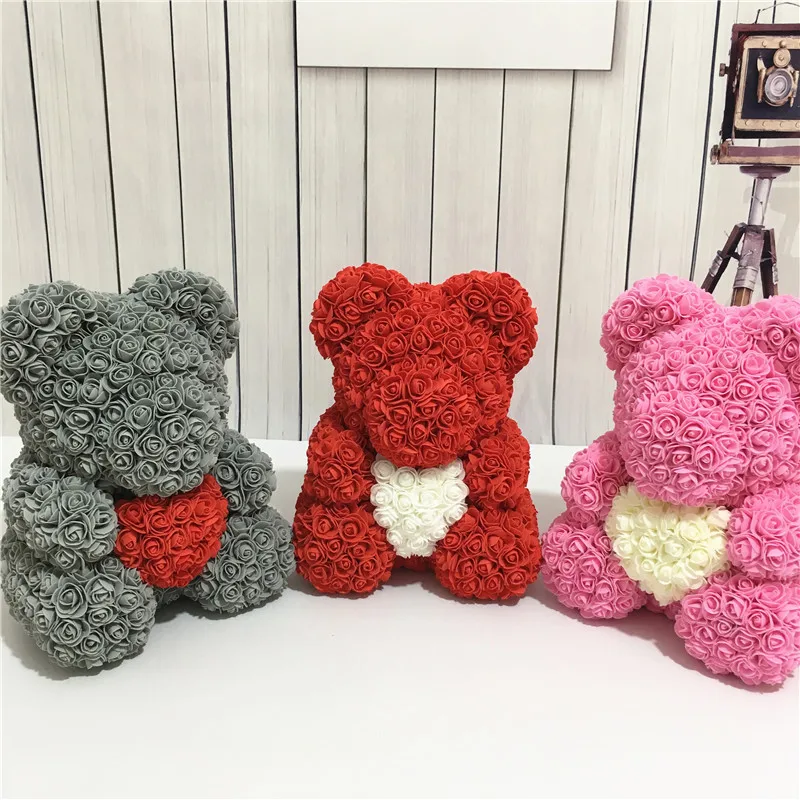 rose foam bear