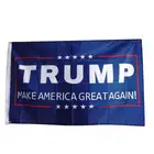 polyester national promotional trump flag