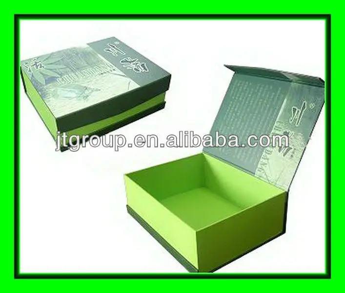 handmade cardboard packaging printed logo paper box for tea