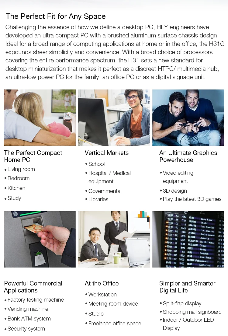 Industrial Mini PC with Intel Core i5-5200U Processor DDR3L RAM and mSATA SSD Barebone System Computer
