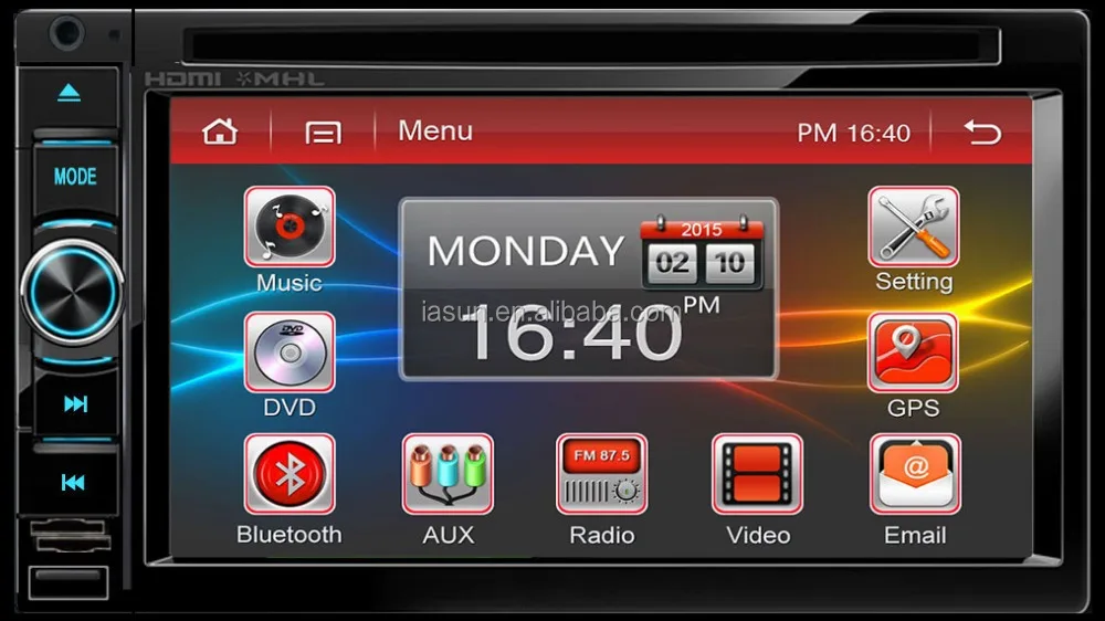 full touch New arrive New style 100% pure Android 4.4 system CAR DVD for cassette player