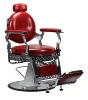DTY antique Wholesale Hydraulic Barber Chair Salon Furniture Red Hair Equipment Men's