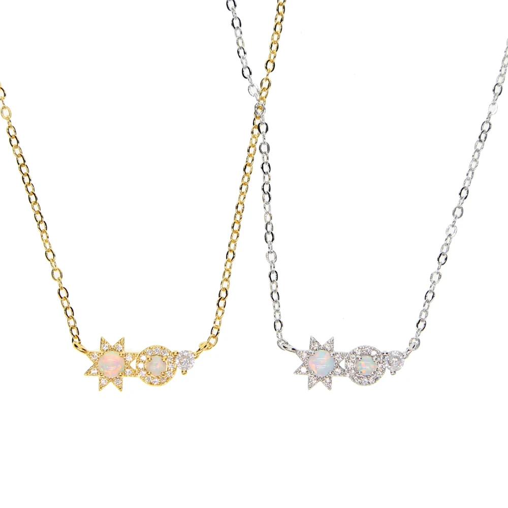 brass necklace opal (4)