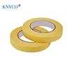 High tack high temperature resistant yellow masking tape for painter spray purpose