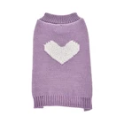 Tianyuan Wholesale Designer Purple Puppy Winter Sweater Hoody Puppy Dog Clothes
