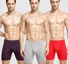 Hot Sale Men Trunks Striped long leg Underwear Soft Cotton Men's Boxers briefs