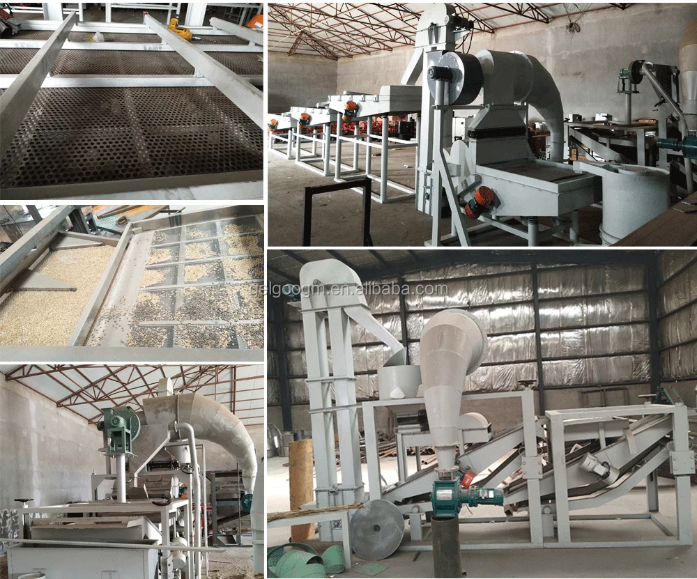 Melon Seed Sheller Sacha Inchi Peeling Pine Nuts Husker Husking Machine Hemp Seed Shelling Line For Sale