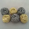 Kitchen Cleaning Brass Scourer Round Clean Ball Household Items Made China