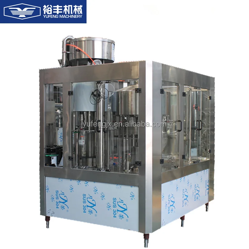 Small scale PET bottle filling machine for packaging water