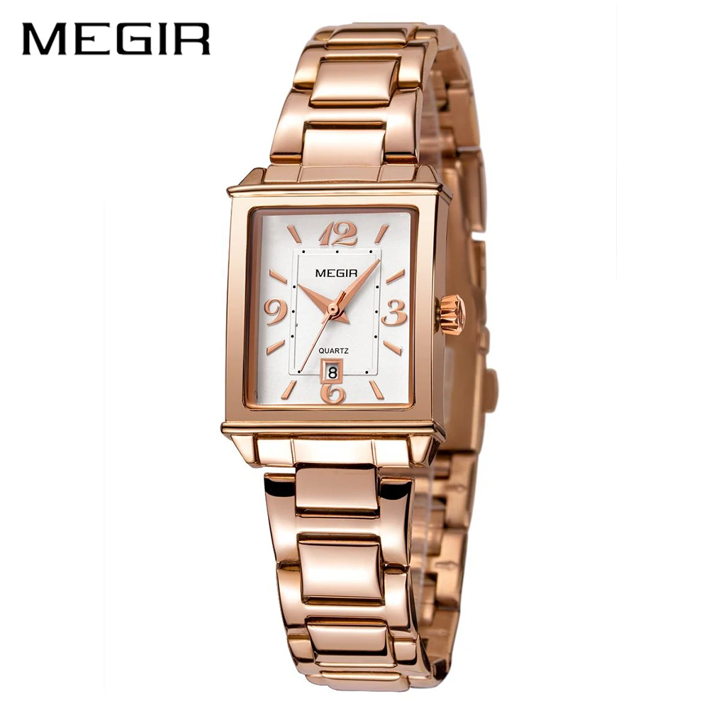 New Megir Brand 1079 Luxury Simple Silver Quartz Watches Women Clock Steel Rectangle Ladies Wrist Watch Women relogio feminino
New Megir Brand 1079 Luxury Simple Silver Quartz Watches Women Clock Steel Rectangle Ladies Wrist Watch Women relogio feminino