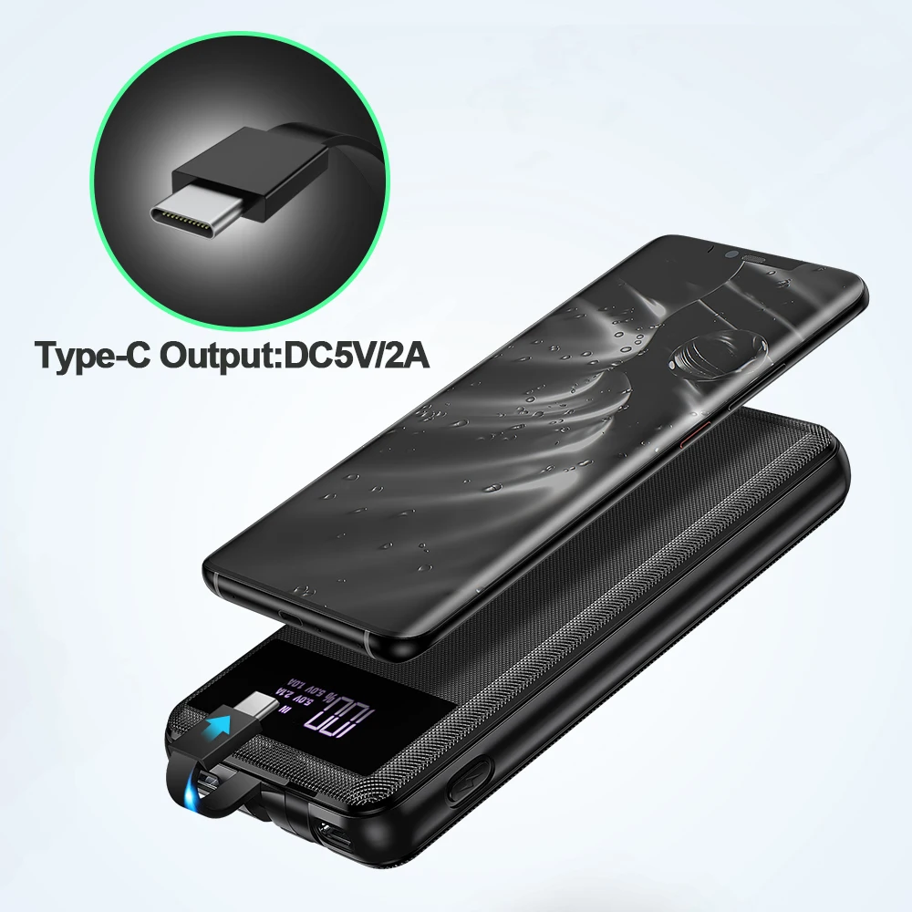 Mi power bank 24000mah power banks and usb chargers fast charger 5V/2A power banks - ANKUX.COM