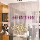 modern hanging decorative string curtain/line screen for room divider/window/door with beads