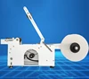 Semi automatic handle round plastic water wine beer cans tube vial pet glass bottle labeling machine