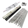 DC12V Led module with plastic track for window Border decorating house 3leds led module